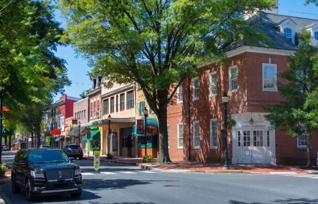 Dover MA Car Service Downtown Shot with SUV