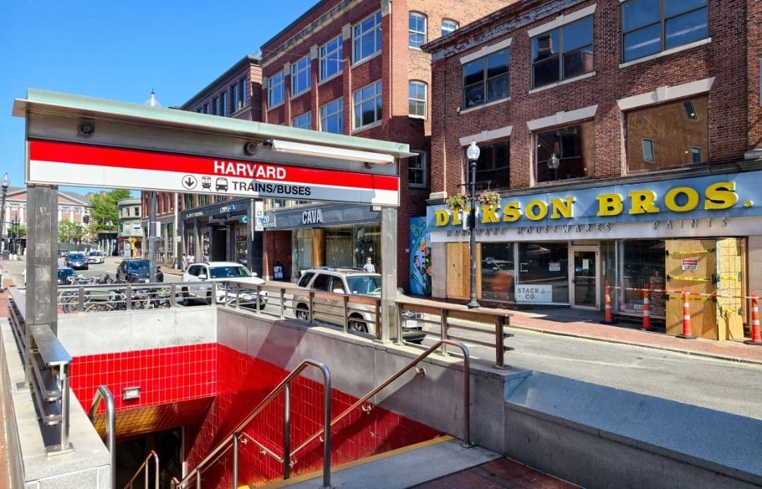 Harvard Square Car Service Train Entrance