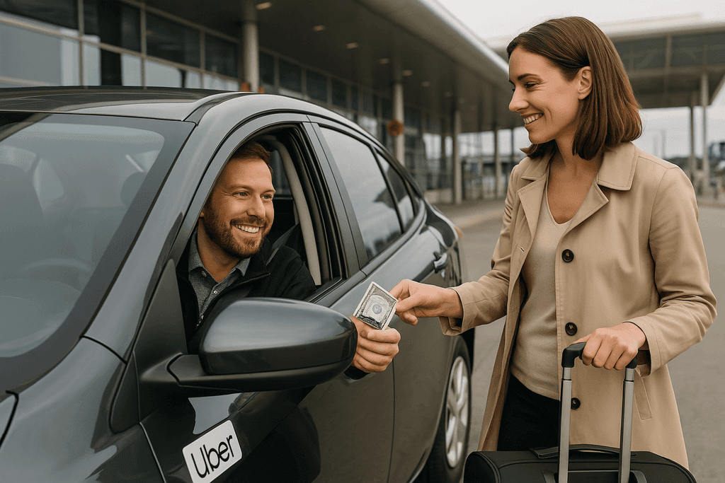 How Much Should You Tip an Uber Driver to the Airport?