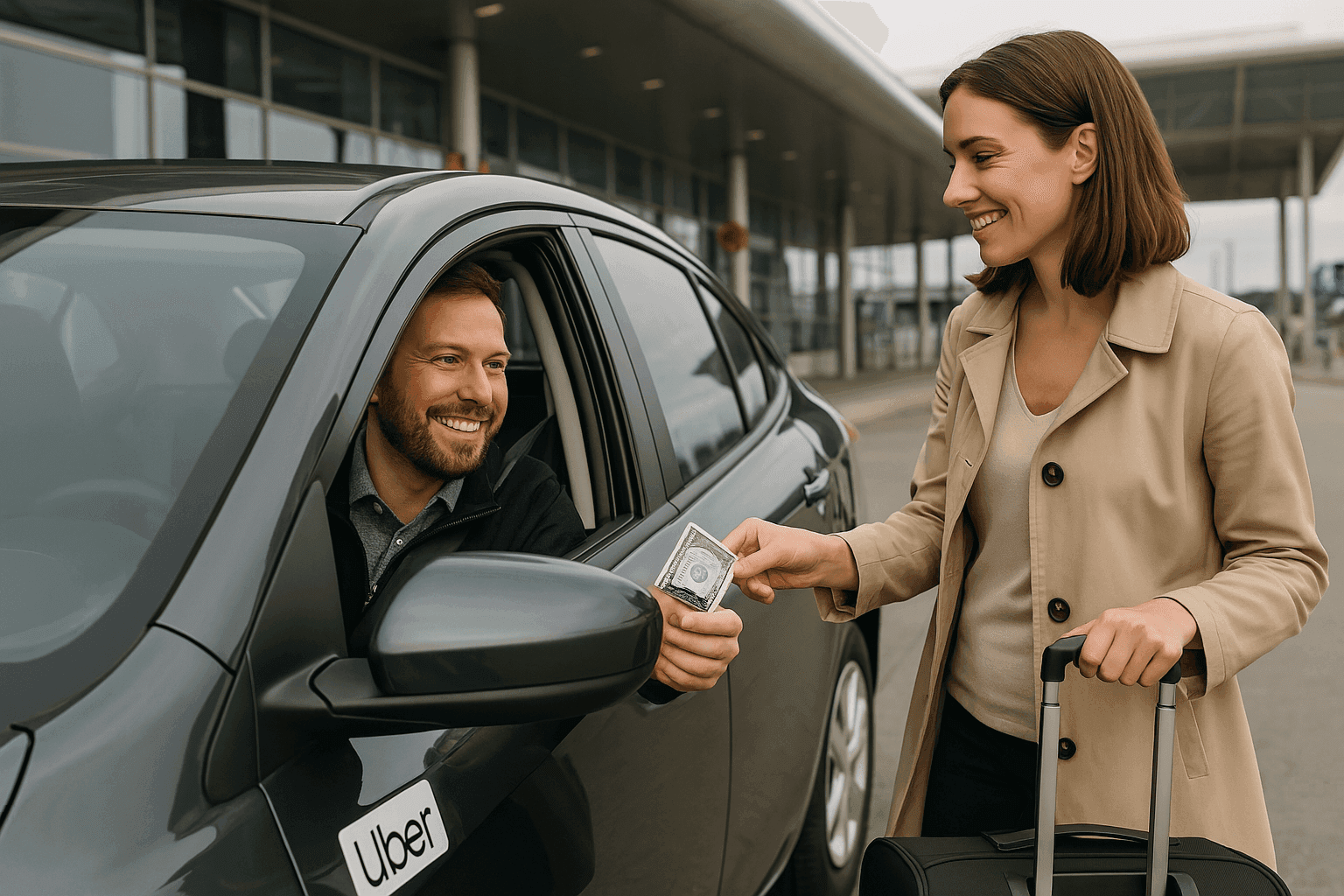 How Much Should You Tip an Uber Driver to the Airport?