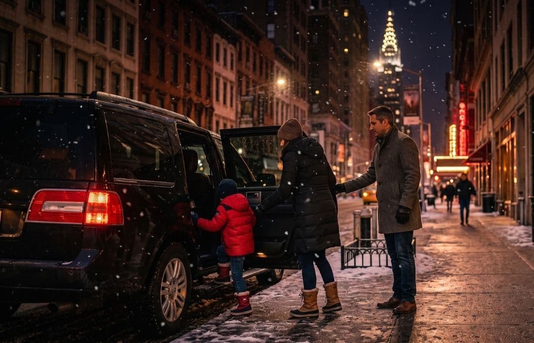 Snowing in New York Strapi