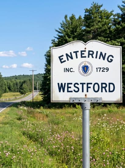 Westford MA Car Service Entering Westford Sign