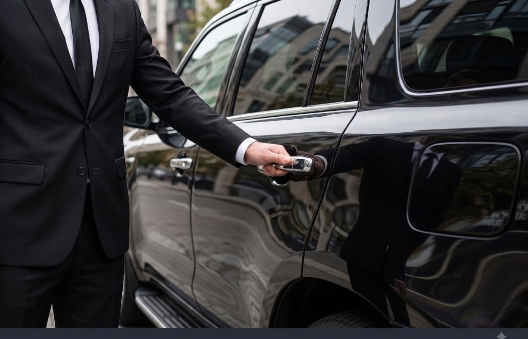 holding door handle