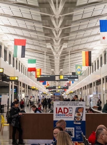 inside dulles airport