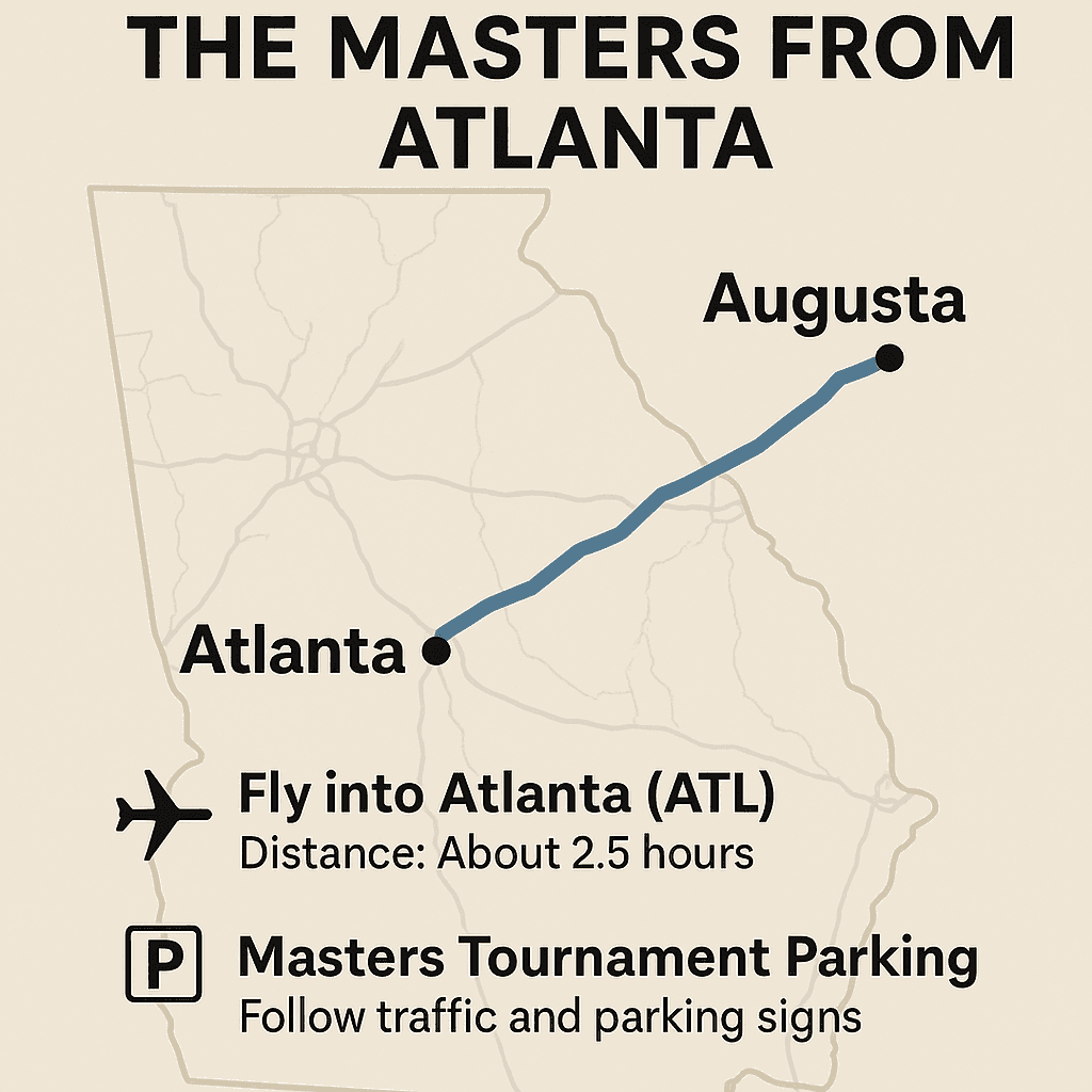 How to get to the Masters from Atlanta?
