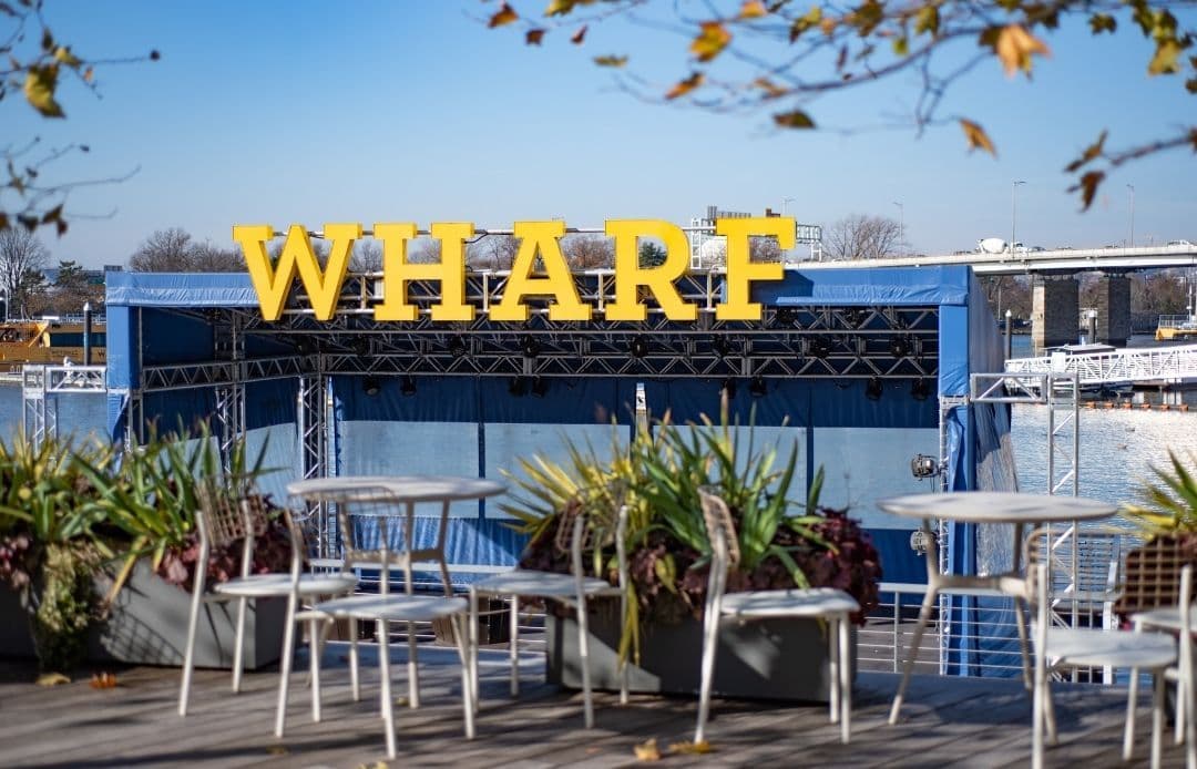 wharf sign
