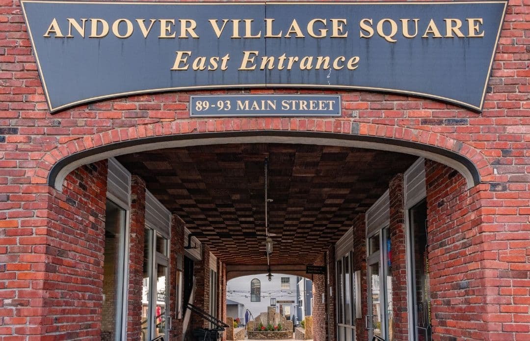 Andover MA Car Service Village Square East Entrance