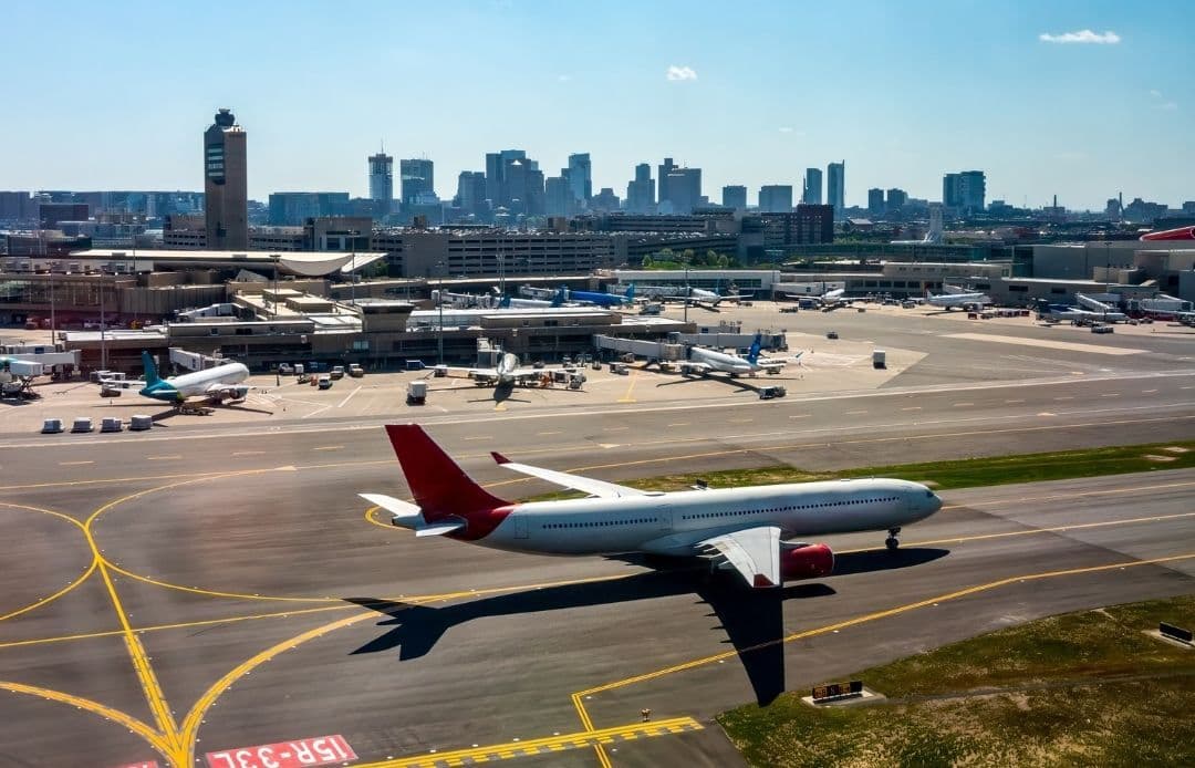 Boston Logan Airport Runway