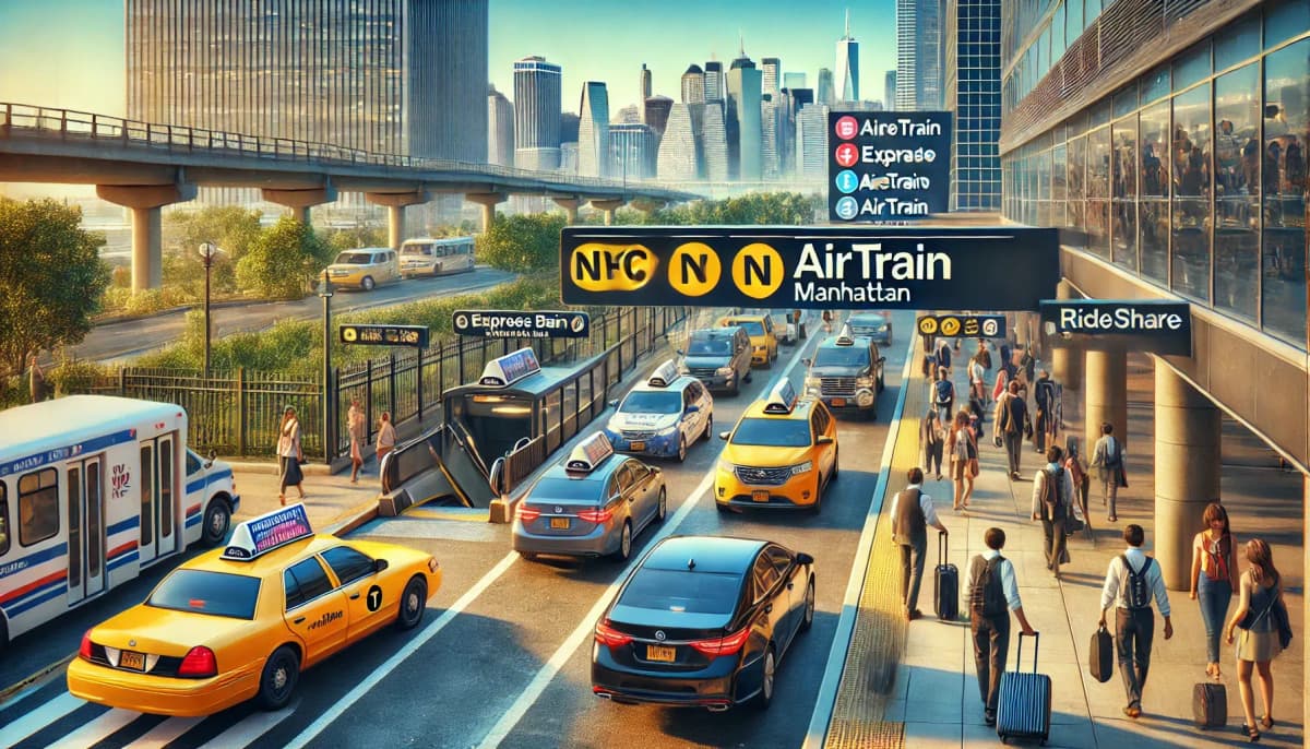 What is the best airport transfer from JFK to Manhattan?