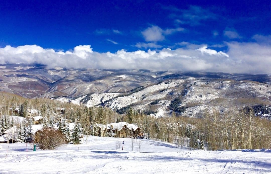 DEN Airport to Beaver Creek Car Service View of Slopes of Beaver Creek
