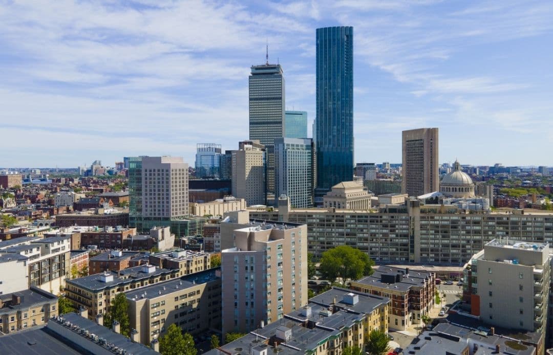 Four Seasons One Dalton Car Service Hotel With Surrounding Back Bay Area