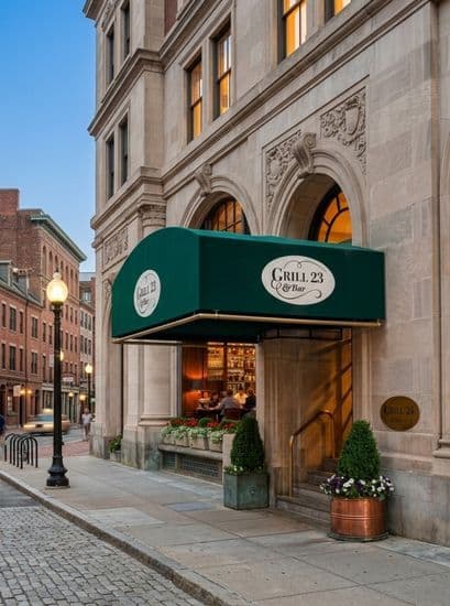 Grill 23 Boston Car Service Exterior Shot