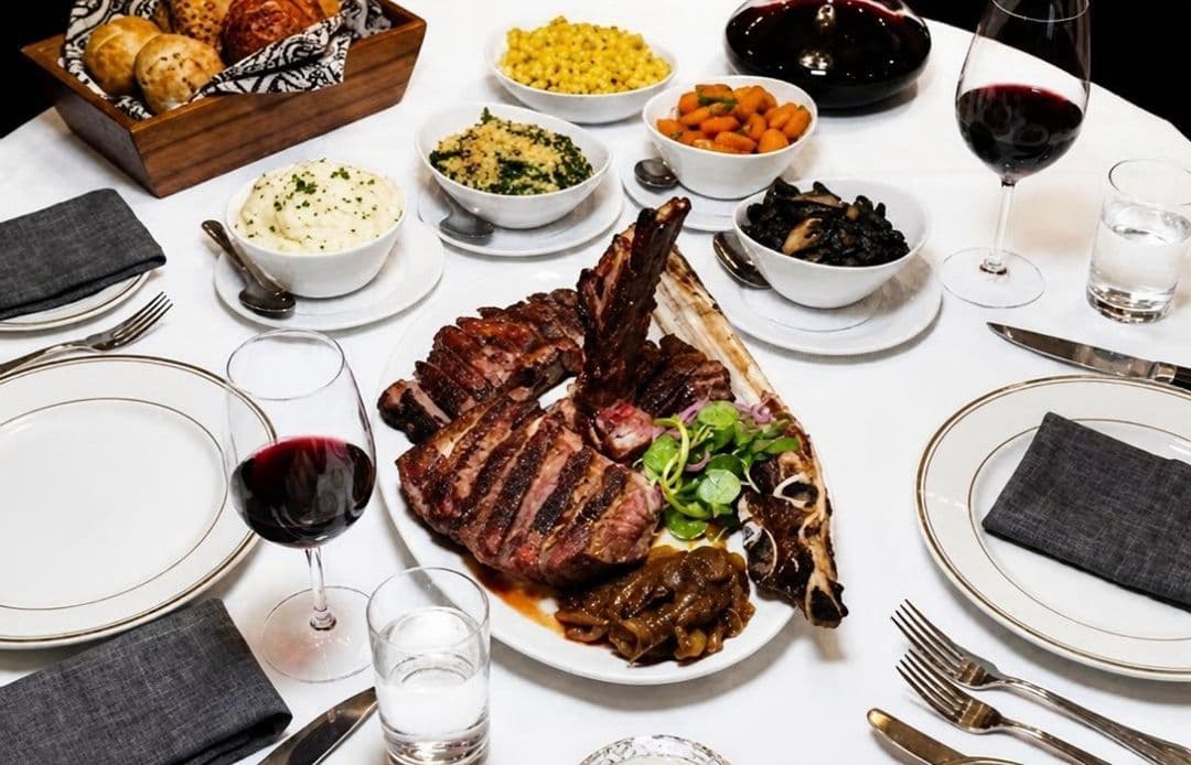 Grill 23 Boston Car Service Table View