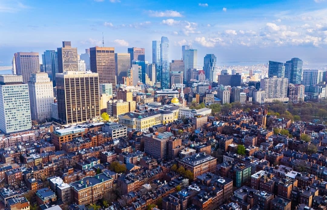 How Much Is Car Service from Logan Airport to Boston Aerial Boston View