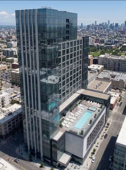 Omni Boston Hotel at the Seaport Car Service Aerial View