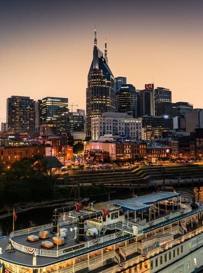 Parking for American Cruise Lines in Nashville Port and City Shot