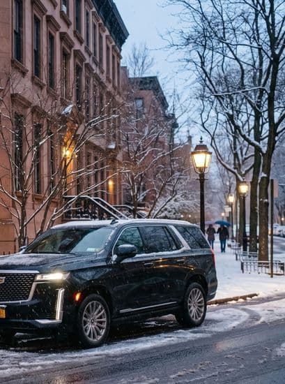 Snowwy Black Car New Vertical