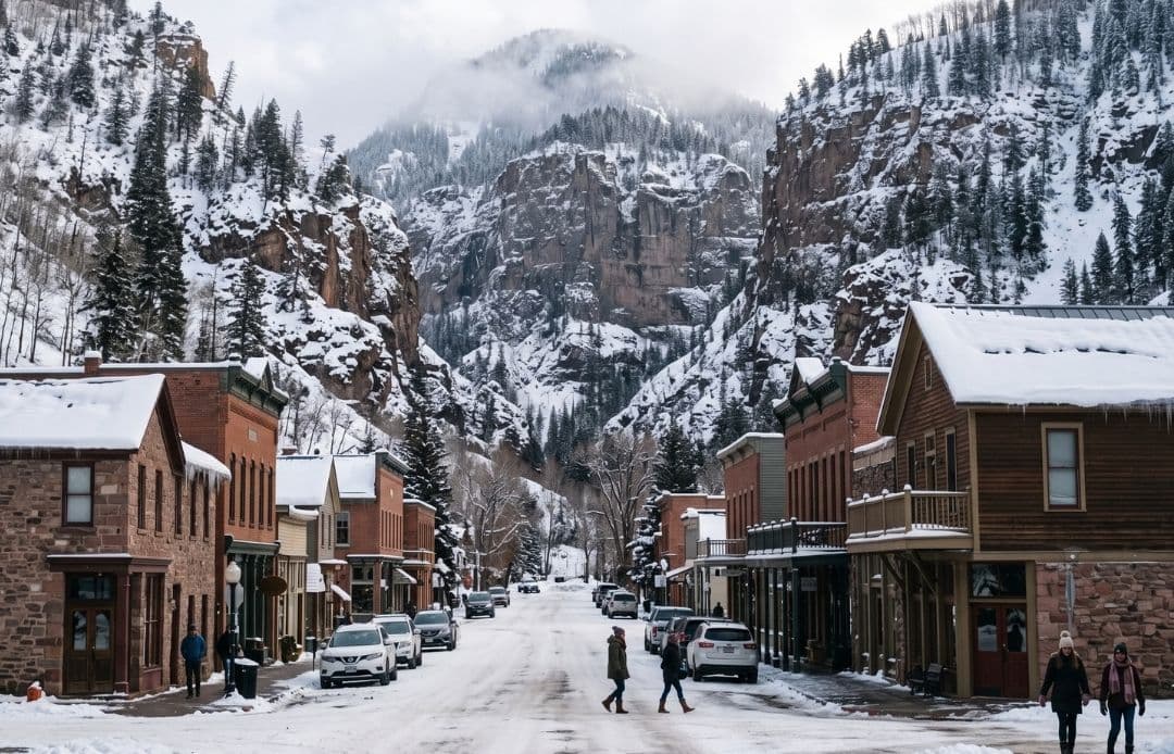Winter Snow Ski Town Strapi