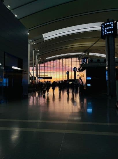 dca airport sunset