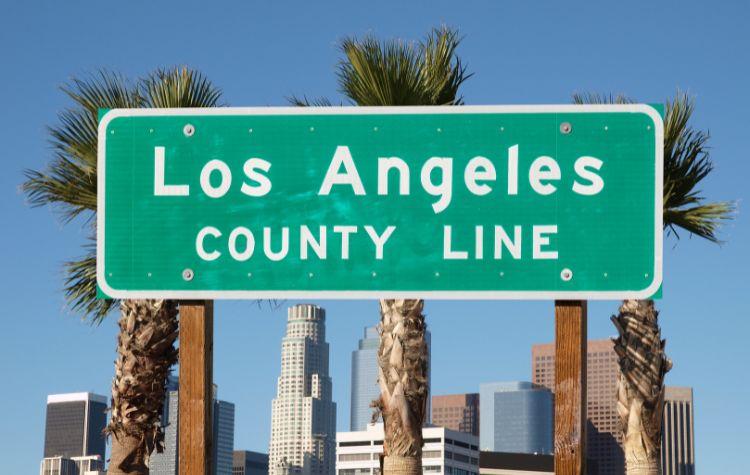 A picture of the Los Angeles County Line