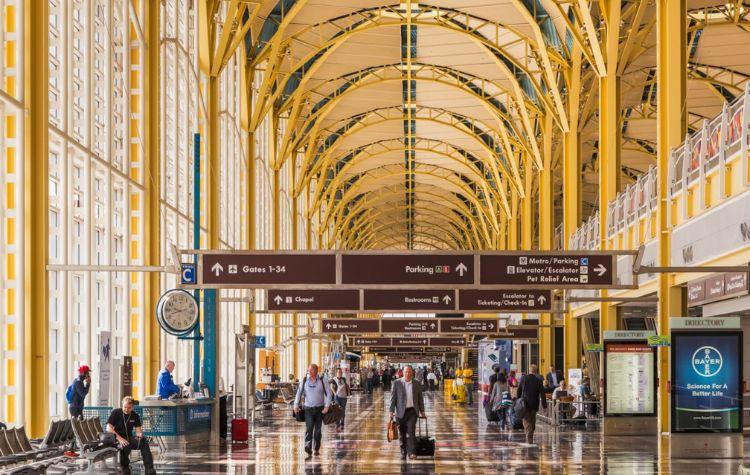 Ronald Reagan Washington National Airport (DCA) (Image Credit: https://pcparch.com/work/reagan-national-airport-north-terminal)