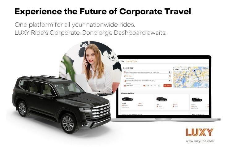 Experience the Future of Corporate Travel With LUXY™ Ride