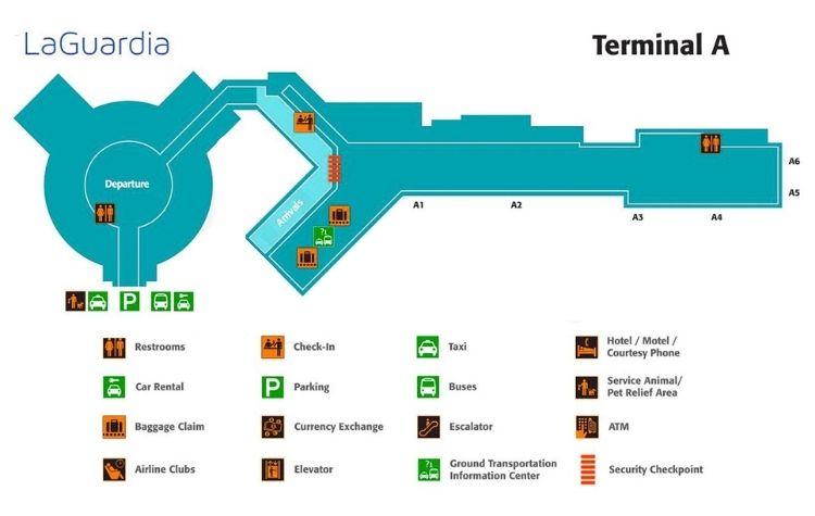 LGA Terminal A (Image credit: https://www.way.com/lga/lga-terminals/terminal-a)
