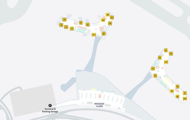 LGA Terminal B (Image credit: https://maps.laguardiab.com)
