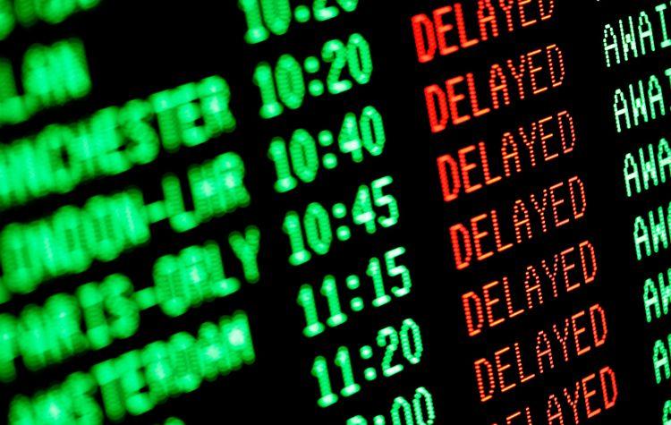 List of delayed flights