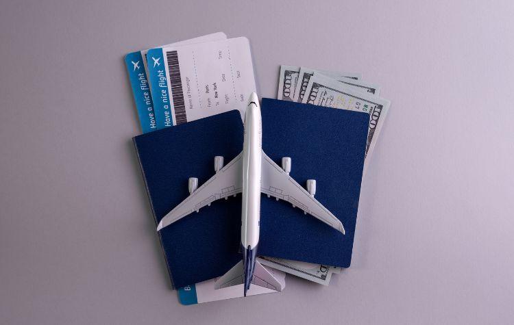 Passports and Tickets for an upcoming international Flight