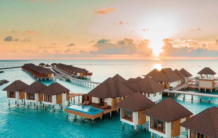 Private pool resort in The Maldives