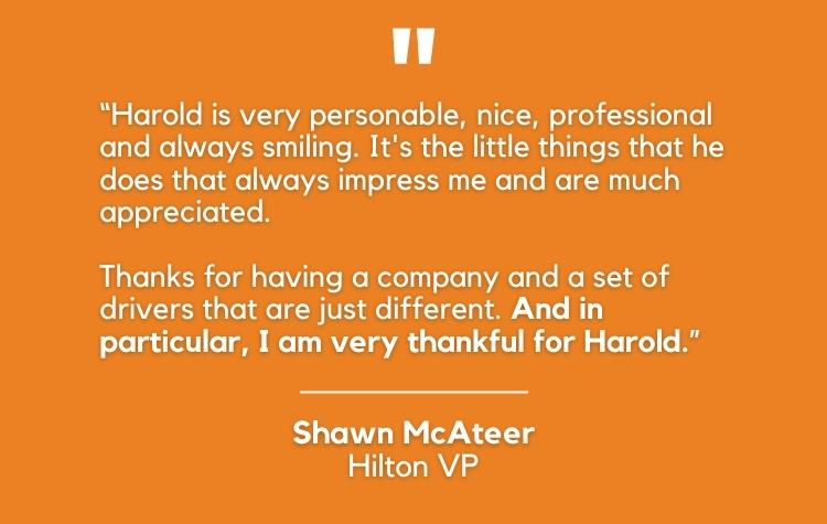 Quote from Shawn McAteer (Hilton VP)