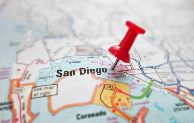 San Diego on Map