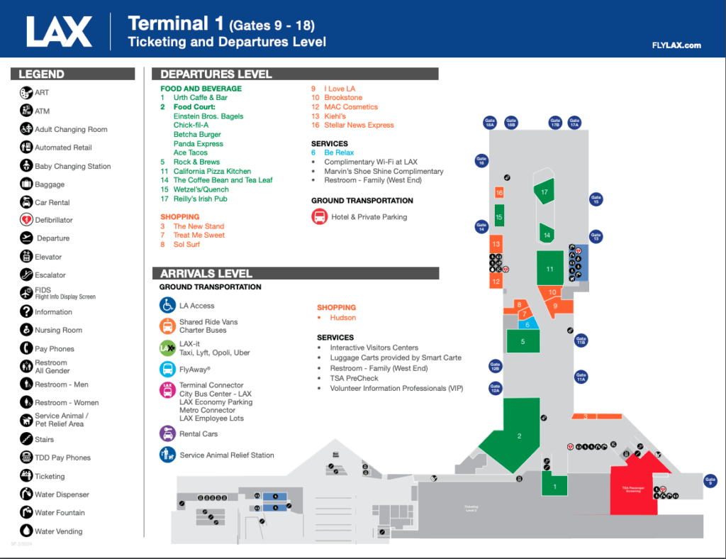 Terminal 1 (Image credit: https://www.flylax.com/terminals/terminal1)