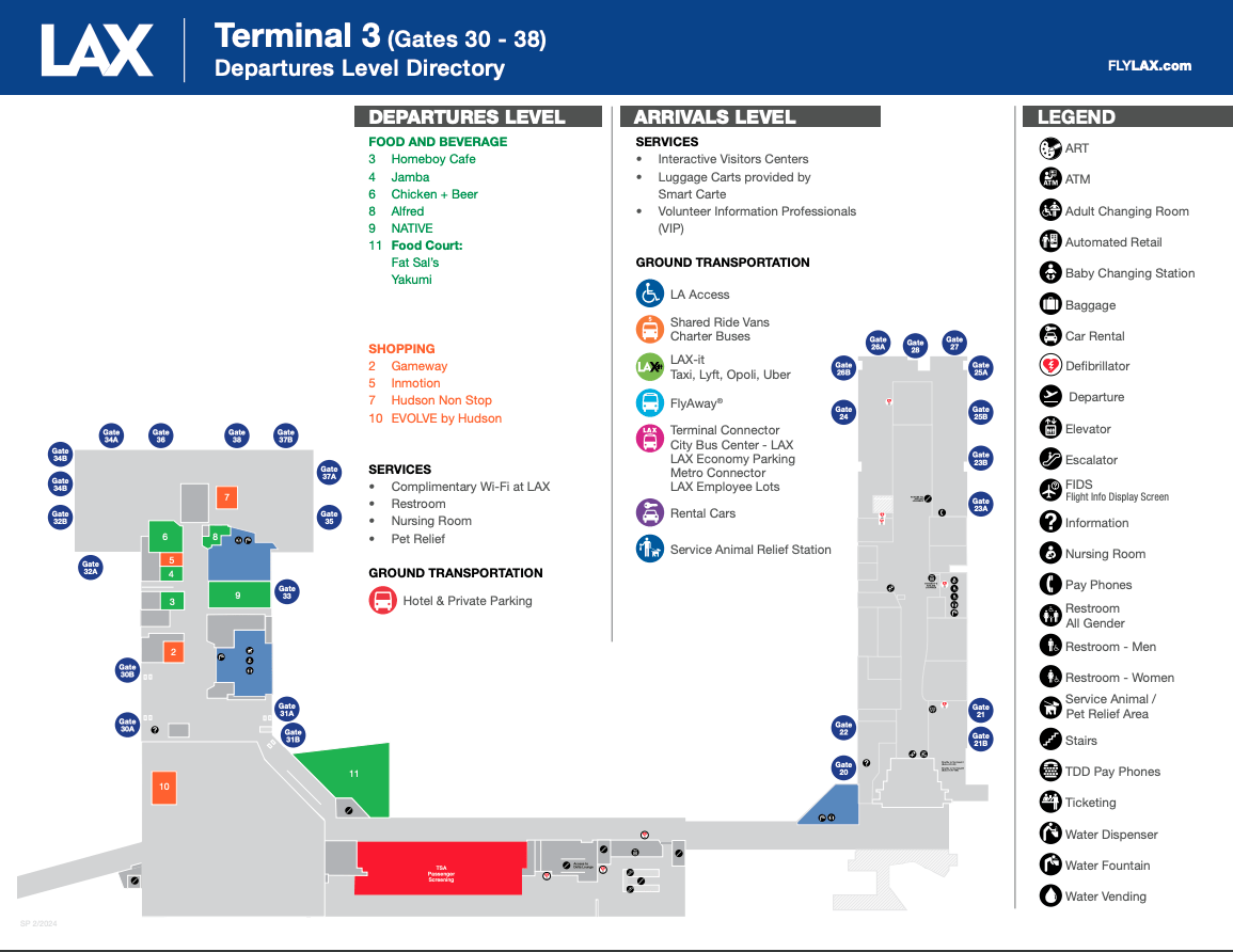 Terminal 3 (Image credit: https://www.flylax.com/terminals/terminal3)