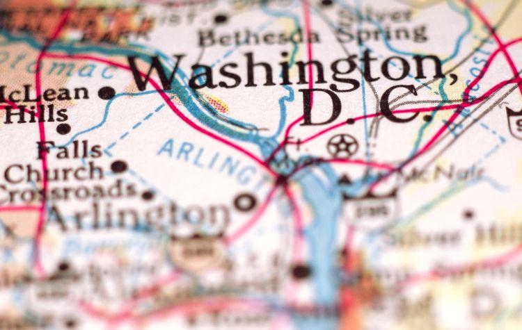 Washington DC on the Map